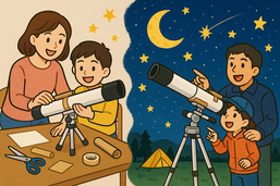 2025夏　天体望遠鏡制作＆天体観測