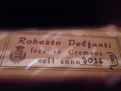 展示品情報　バイオリン　Roberto Delfanti 2016（その3）