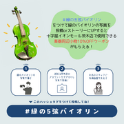 緑の５弦バイオリンインスタキャンペーン（その2）