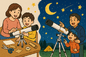 天体望遠鏡制作＆天体観測